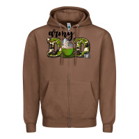 Chestnut army dad Zipper Hoodie - AdoDesignShop