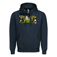 Navy army dad Zipper Hoodie - AdoDesignShop