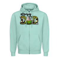 Seafoam army dad Zipper Hoodie - AdoDesignShop