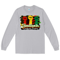 Moon Dust juneteenth celebrate freedom Long Sleeve Tee - HRA Design Shop