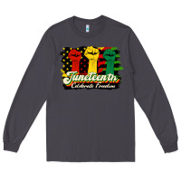 Smoke juneteenth celebrate freedom Long Sleeve Tee - HRA Design Shop