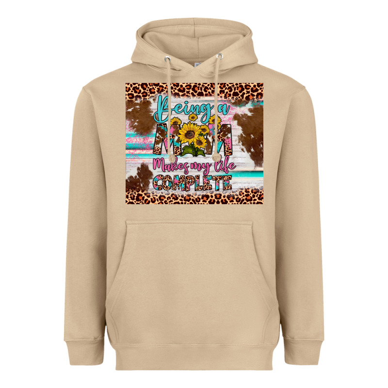 Being A Mom Makes My Life Complete Heavyweight Hoodie by Artiststas | Teevron