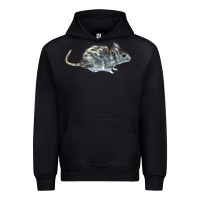 Black packrat aka, woodrat Urban Hoodie - LillyAllenDesigns