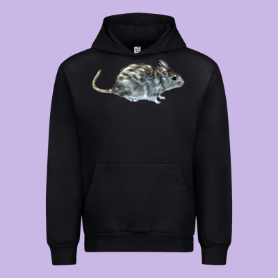 Packrat Aka, Woodrat Urban Hoodie Designed By Lillyallendesigns