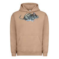 Pigment Burro packrat aka, woodrat Urban Hoodie - LillyAllenDesigns