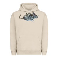 Pigment French Oak packrat aka, woodrat Urban Hoodie - LillyAllenDesigns