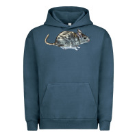 Pigment Midnight Navy packrat aka, woodrat Urban Hoodie - LillyAllenDesigns