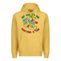 Antique Gold i'm fine it's fine everything is fine Premium Hoodie - MaliasSmallBusiness