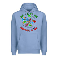 Colony Blue i'm fine it's fine everything is fine Premium Hoodie - MaliasSmallBusiness