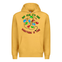 Mustard i'm fine it's fine everything is fine Premium Hoodie - MaliasSmallBusiness