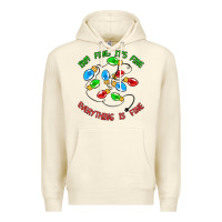 Sandshell i'm fine it's fine everything is fine Premium Hoodie - MaliasSmallBusiness