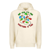 Tofu i'm fine it's fine everything is fine Premium Hoodie - MaliasSmallBusiness