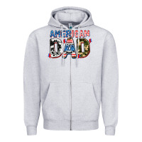 Heather Grey American dad Zipper Hoodie - AdoDesignShop