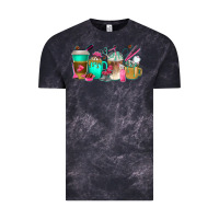 Cloud Black hair hustler coffee cups Vintage Tee - texasbilliewilder
