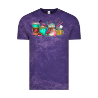 Cloud Purple hair hustler coffee cups Vintage Tee - texasbilliewilder