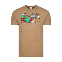 Vintage Coffee hair hustler coffee cups Vintage Tee - texasbilliewilder