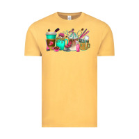 Vintage Mustard hair hustler coffee cups Vintage Tee - texasbilliewilder