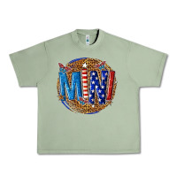 Oil Green mini Urban Heavy Tee - texasbilliewilder