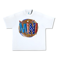 White mini Urban Heavy Tee - texasbilliewilder