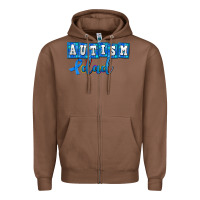 Chestnut autism dad Zipper Hoodie - AdoDesignShop