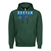 Sports Green autism dad Zipper Hoodie - AdoDesignShop