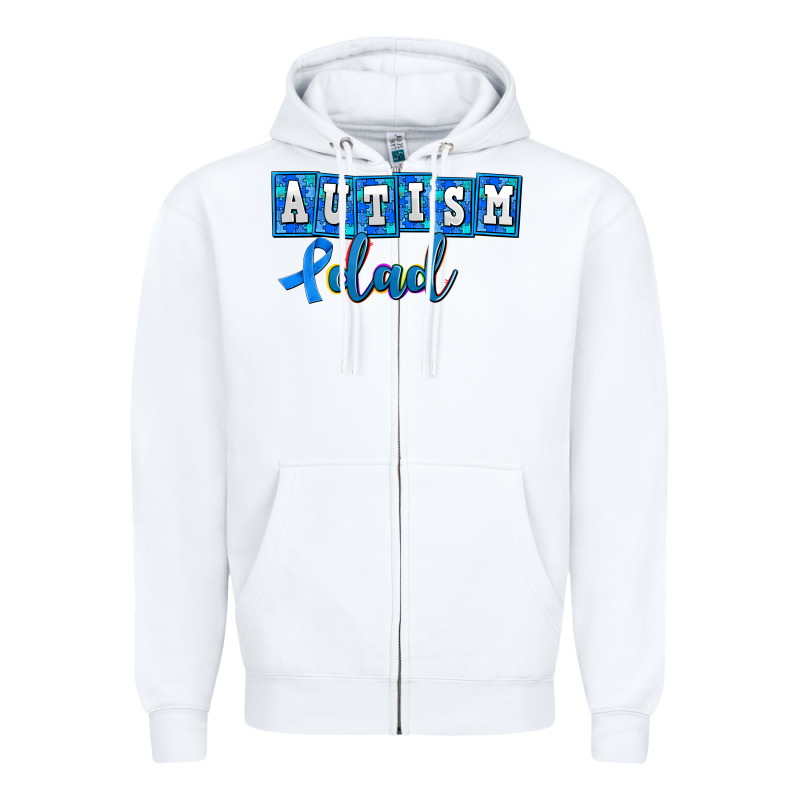 Autism Dad Zipper Hoodie by AdoDesignShop | Teevron