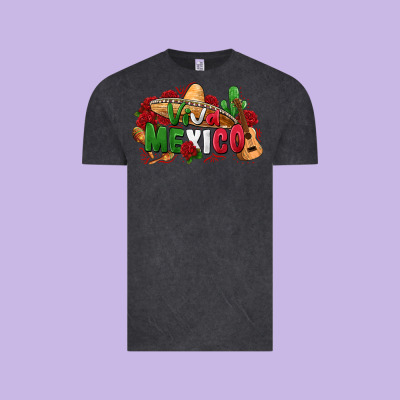 Viva Mexico Vintage Tee Designed By Zillion Design Studio