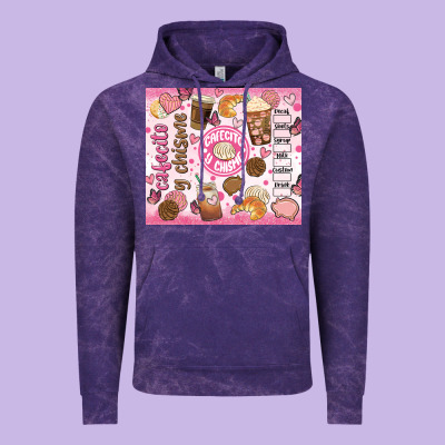 Cafecito Y Chisme Vintage Hoodie Designed By Jahusdesignshop