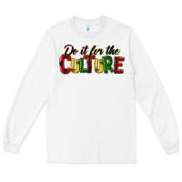 White do it for the culture juneteenth Long Sleeve Tee - HRA Design Shop