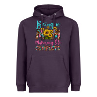 Plum being a mom makes my life complete Heavyweight Hoodie - Artiststas