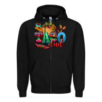 Black taco dad Zipper Hoodie - AdoDesignShop