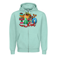 Seafoam taco dad Zipper Hoodie - AdoDesignShop