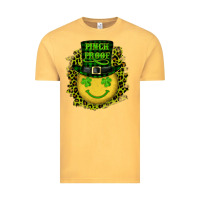 Vintage Mustard st. patrick's day pinch proof lucky face Vintage Tee - RanaPortraitStore