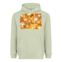 Matcha fall pumpkin background Heavyweight Hoodie - AdoDesignShop