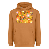 Meerkat fall pumpkin background Heavyweight Hoodie - AdoDesignShop