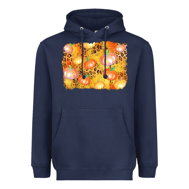 Fall Pumpkin Background Heavyweight Hoodie by AdoDesignShop | Teevron