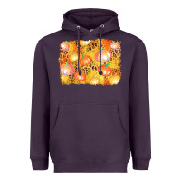 Plum fall pumpkin background Heavyweight Hoodie - AdoDesignShop