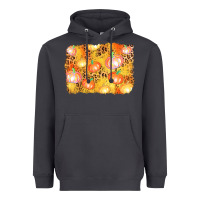 Smoke fall pumpkin background Heavyweight Hoodie - AdoDesignShop