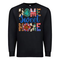 Black Home Sweet Home Premium Sweatshirt - LillyAllenDesigns