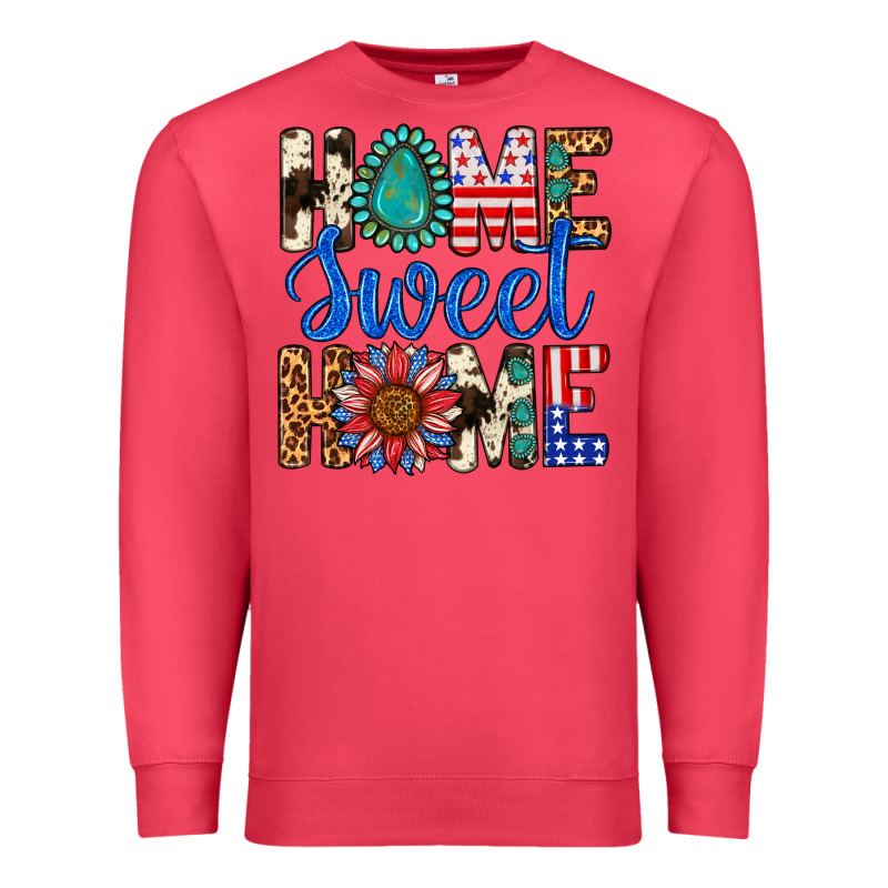 Home Sweet Home Premium Sweatshirt by LillyAllenDesigns | Teevron