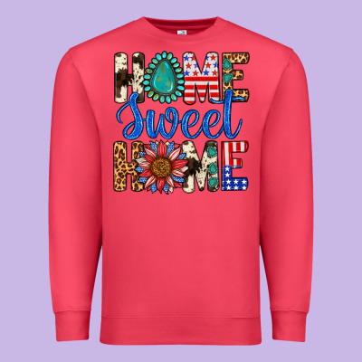 Home Sweet Home Premium Sweatshirt Designed By Lillyallendesigns