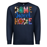 Navy Home Sweet Home Premium Sweatshirt - LillyAllenDesigns