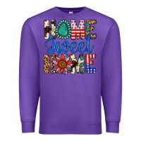 Purple Home Sweet Home Premium Sweatshirt - LillyAllenDesigns