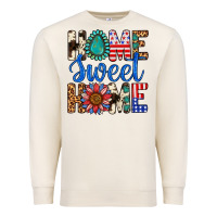 Sandshell Home Sweet Home Premium Sweatshirt - LillyAllenDesigns