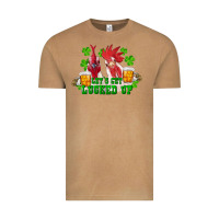 Vintage Camel st. patrick's day roosters let's get lucked up Vintage Tee - RanaPortraitStore