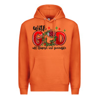 Carrot with god all things are possible Premium Hoodie - MaliasSmallBusiness