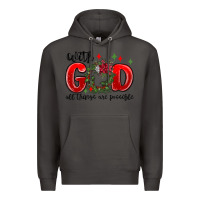 Smoke with god all things are possible Premium Hoodie - MaliasSmallBusiness