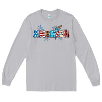 Moon Dust Lightning bolt with America Long Sleeve Tee - Neo Western