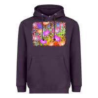 Plum colourful pumpkin background Heavyweight Hoodie - AdoDesignShop