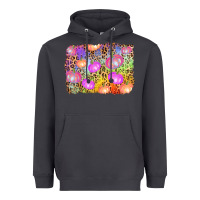Smoke colourful pumpkin background Heavyweight Hoodie - AdoDesignShop